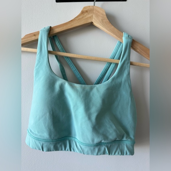 Lululemon Blue Energy Sports Bra - Size 6 - Picture 4 of 4